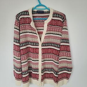 Vintage Felcia Knits Button Up Sweater size xl